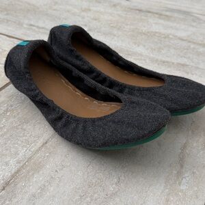 Tieks Greystone Vegan Grey Wool Women’s Ballet Flats 8